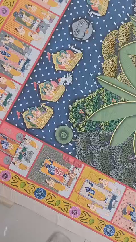 24 Swaroop of Srinath Ji Hand made Painting For Home Decor